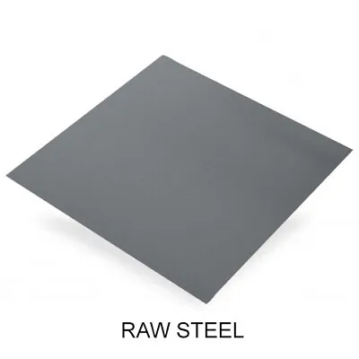 Solid Steel Sheet Metal Plate (Raw Galvanised And Stainless Steel) 0.5mm To 1mm • £16.99