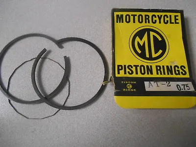 NOS MC .75 3rd O/S Piston Ring Set 1972 Yamaha AT-2 AT2 AT3 316-11610-30 • $12.98