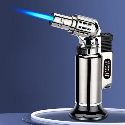 £15.29 • Buy Unusual Torch Jet Turbo Lighter BBQ Kitchen Camping Butane Gas Lighter Windproof