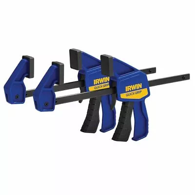 Irwin Pack Of 2 Quick Clamps Clamp 6  150mm Woodworking Wood Fix Repair X 2 • £18.90