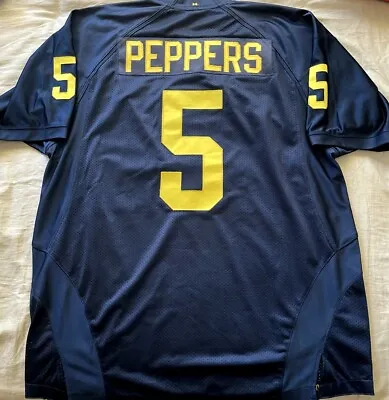 Jabrill Peppers Michigan Wolverines 2014 2015 Authentic Adidas Game Model Jersey • $355.55