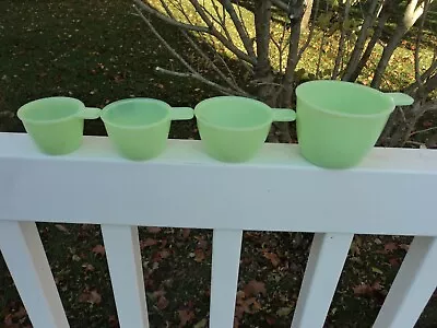 Jeannette Vintage Jadeite Nested Measuring Cup Set • $200