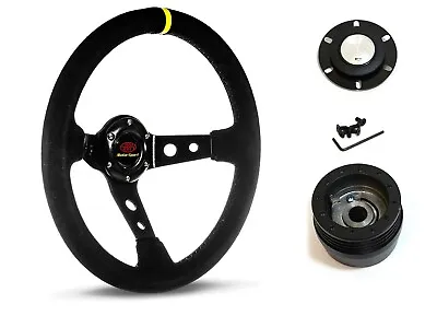 SAAS Steering Wheel SWGT1 & Boss For Mazda RX2 RX3 RX4 RX5 1970-1985 • $220