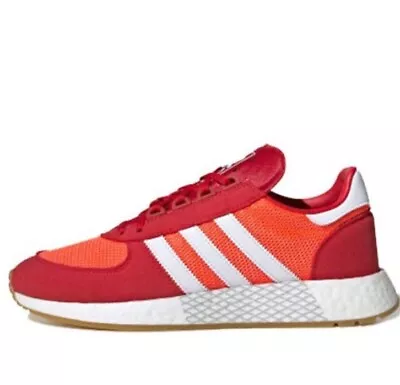Adidas Marathon Tech Runners Red Orange New Size US14 • $85