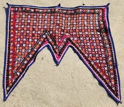 Ethnic Rabari Tribal Tapestry Mirror Embroidery Decor Door Valance Indian Toran • $0.99