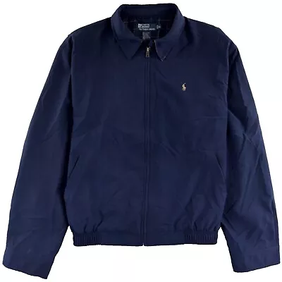 Vintage Polo Ralph Lauren Men’s XL Harrington Jacket French Navy Blue Old Money • $44.44