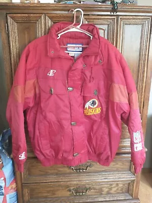 XL Washington Redskins NFL Pro Line Jacket Vintage Discontinued Retired Logo • $100