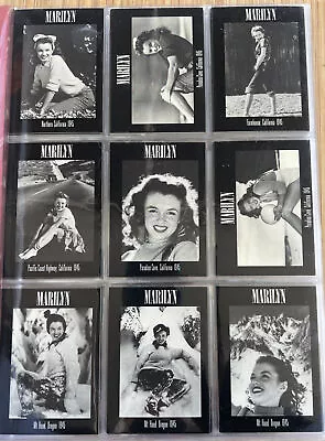 Marilyn Monroe 1993 Set  • $20