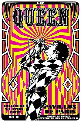 Freddie Mercury 13  X 19  Re-Print Music Concert Poster • $19.95