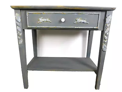 Charming 2 Tier Country Farm Console Sofa Hallway Table W Drawer - Ships Flat! • $165
