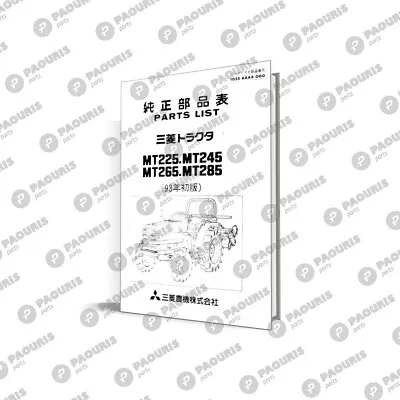 Mitsubishi MT225 MT245 MT265 MT285 Parts Manual - Catalogue • $70