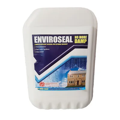 Enviroseal Silicone Water Repellent Masonry Stone Brick Wall Sealer Wykamol 25 L • £59.90