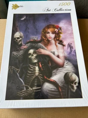 Brand New 1500 Piece Jigsaw Puzzle Titled Momento Mori  • £11