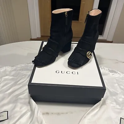 £475 • Buy Womans Gucci Marmont Boots 6 
