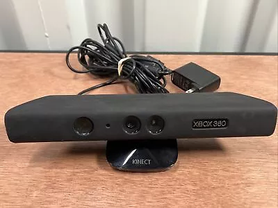 Microsoft XBox 360 Kinect Sensor Bar Black Model 1414 Camera W/Cover & Cable • $9.97