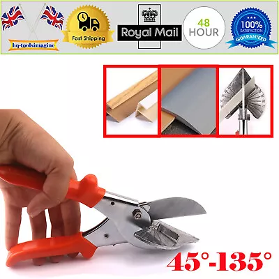 £12.99 • Buy Angle Cutter Mitre Shears Gasket Window Scissor Trim Bead Snips Steel Blade Tool
