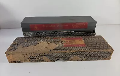 Vintage Norton Abrasives Crystolon Oilstone Sharpening Stone USA In Box • $9.99