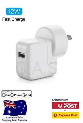 $23.59 • Buy For Apple Fast 12w USB Power Charger Adapter IPad Mini/Pro IPhone Wall Charger 