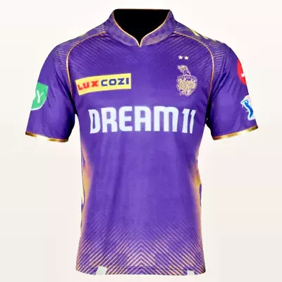 KKR Kolkata Knight Riders Shirt T20 IPL Cricket Jersey 2024 • £19