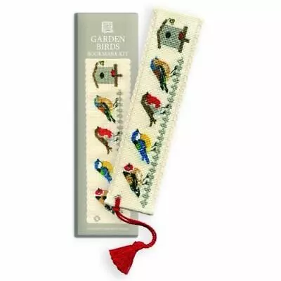 £8.45 • Buy Garden Birds Bookmark Cross Stitch Kit (Textile Heritage)