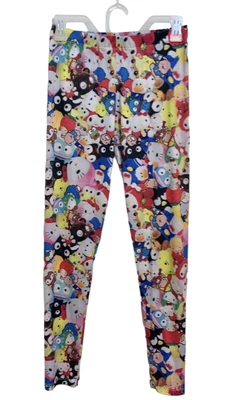 £29.66 • Buy HELLO KITTY Womens Leggings With Colorful Cartoon Characters RARE!