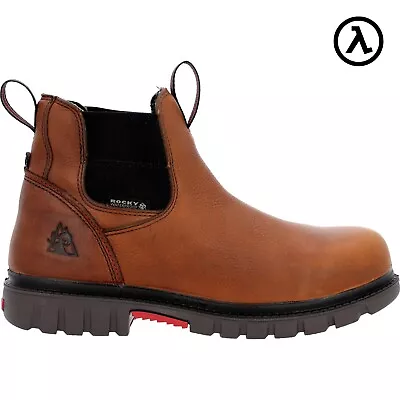 Rocky Worksmart Waterproof Composite Toe Work Chelsea Boots Rkk0400 - All Sizes • $154.95