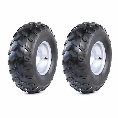 2pcs 19X7-8 19x7.00-8 Tire 4 Lug Wheel Rim For ATV Quad Buggy 4 Wheeler Go Kart • $185.57