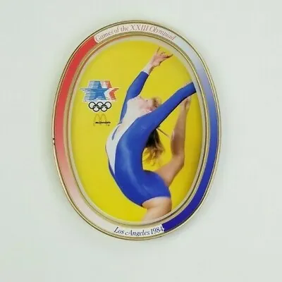 McDonald's 1984 L.A. Olympics Games Of The XXIII Olympiad Gymnastic VTG Tin Tray • $42.71
