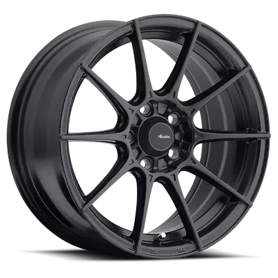 1 New Matte Black Advanti Racing Storm S1 15X7 35 4-100 Wheel • $150.01