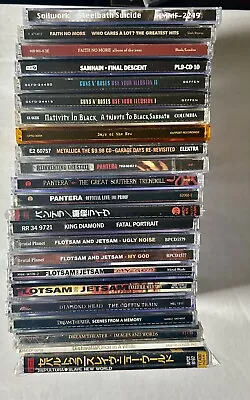 Metal Rock 23 CD Lot - Metallica Flotsam Faith No More Pantera Sepultura & More • $91