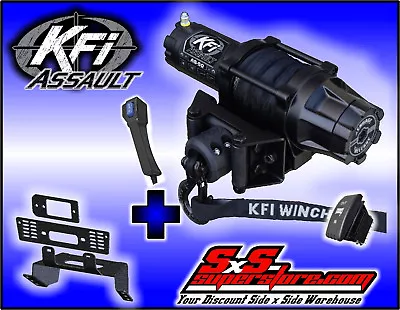 5000 Lb KFI Assault Winch Combo - 2016-2017 Full Size Ranger 570 Old Body • $559.95