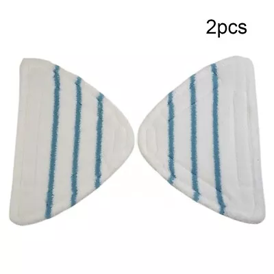 2 Pack Mop Cloths For BELDRAY BEL0636 Microfibre Steam Cleaner Mop Pads Reusable • $19.82