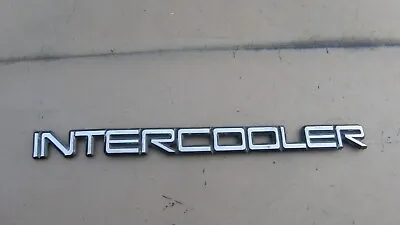 Volvo 760 “Intercooler” Large Metal Emblem Badge 740 760 780 940 GT GLT Turbo • $39.99