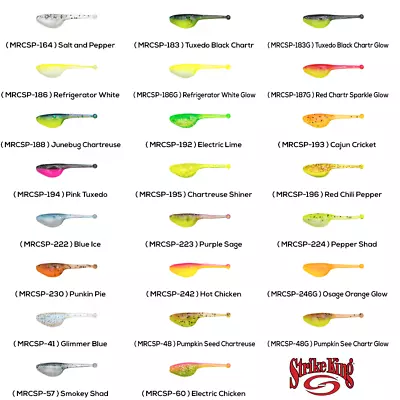 Strike King Panfish Mr. Crappie Shadpole MRCSP Pick Any 23 Colors Fishing Lures • $6.99