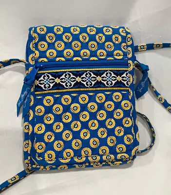 Vera Bradley Riviera Blue Mini Hipster Crossbody Purse • $15