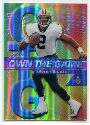 2002 Topps Chrome Own The Game Refractor 8 Aaron Brooks 74/100 • $3.99