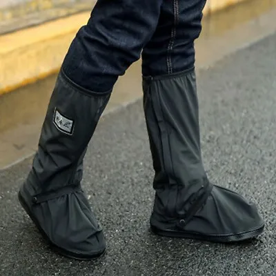 Reusable Rain Shoe Waterproof Covers Anti-slip Unisex Overshoes Boots S-XXL • $15.99