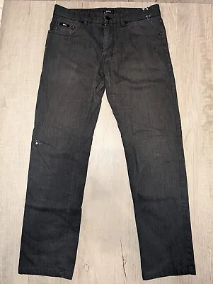 Hugo Boss Men's  Maine3+  Regular Fit Gray Wash Straight Jeans • $45
