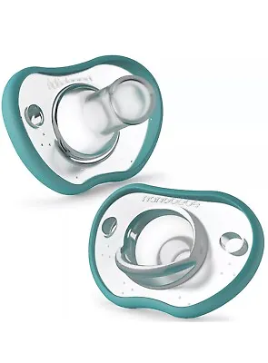 Set Of 4 Nanobebe Pacifiers 0-3 Month - Orthodontic Curves Comfortably • $14.99