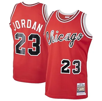 Chicago Bulls Michael Jordan Mitchell & Ness Red 1984/85 Hardwood Classics • $239.99