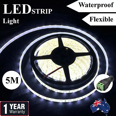 $10.98 • Buy Cool White Waterproof 12V 5M 3528 SMD 300 Leds LED Strip Lights Car Boat Caravan