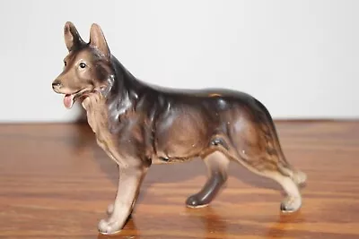 $14.99 • Buy Vintage German Shepherd Dog Ceramic Porcelain Figurine Japan