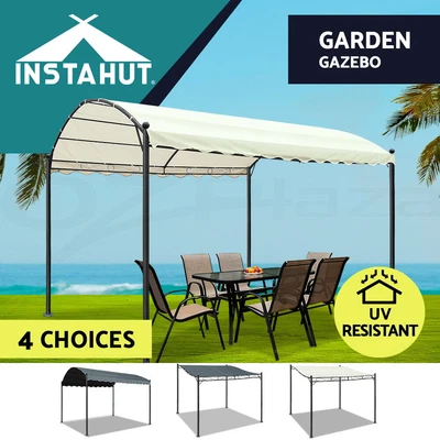 $197.95 • Buy Instahut Gazebo Outdoor Iron Marquee Art Gazebos Party Wedding Event Tent Canopy