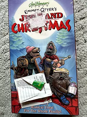 EMMET OTTER'S JUG-BAND CHRISTMAS Vhs Video Tape JIM HENSON 1996 Musical Muppets • $7.99