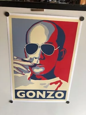 $29.95 • Buy HUNTER S. THOMPSON GONZO ART PRINT LARGE 14  X 20  SIZE  POET