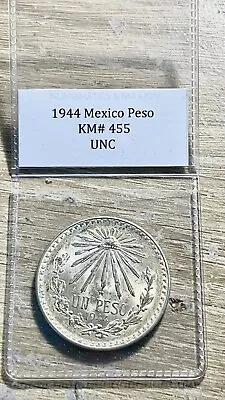 Mexico Un Peso Coins • $40