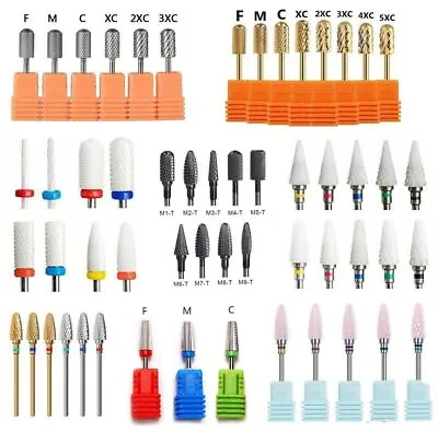 Manicure Pedicure Tools Nail Art Electric Ceramic Drill Bits File Head Carbide  • $3.67