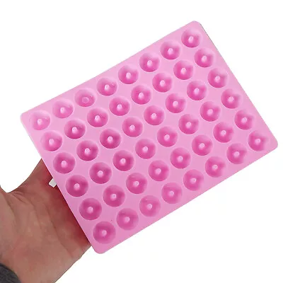 48 Cavity Mini Doughnut Mold Tray Small Donut Mold Tray Silicone Mould 10345550 • $3.39