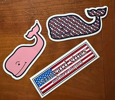 New Authentic Vineyard Vines Whale Stickers Die Cut Decal NEW • $5.99