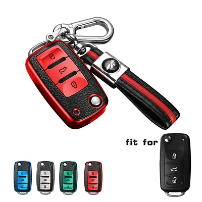 1x Brand New Key Fob Cover TPU Case For VW Golf GTI R32 Beetle Jetta Rabbit Polo • $14.53